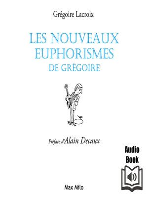 cover image of Les nouveaux euphorismes de Grégoire